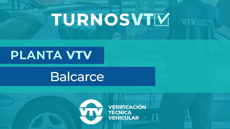 Turno VTV en Balcarce